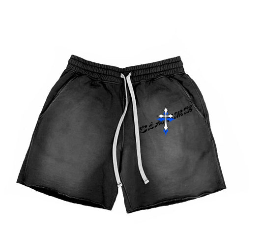 CLAWWZ-WASHED-SHORTS